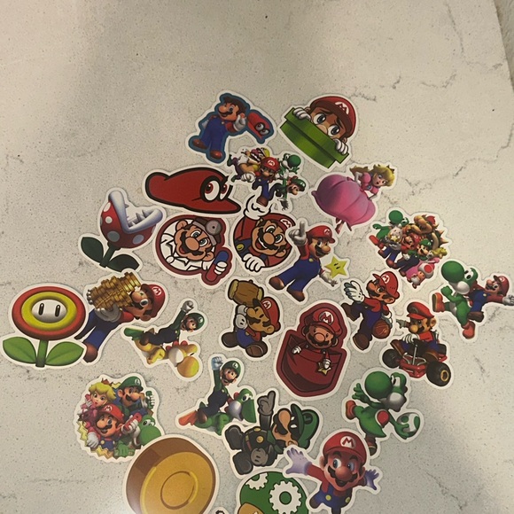 Assorted Nintendo Mario Stickers - Picture 2 of 3